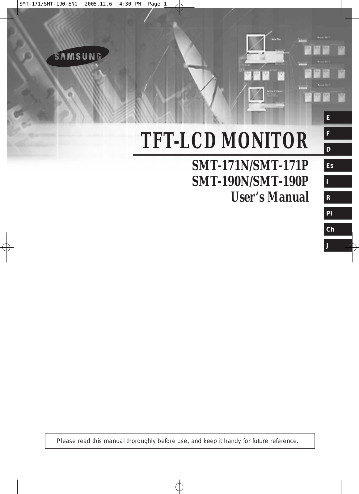 Samsung SMT-190P, SMT-171N, SMT-171P, SMT-190N User Manual 2