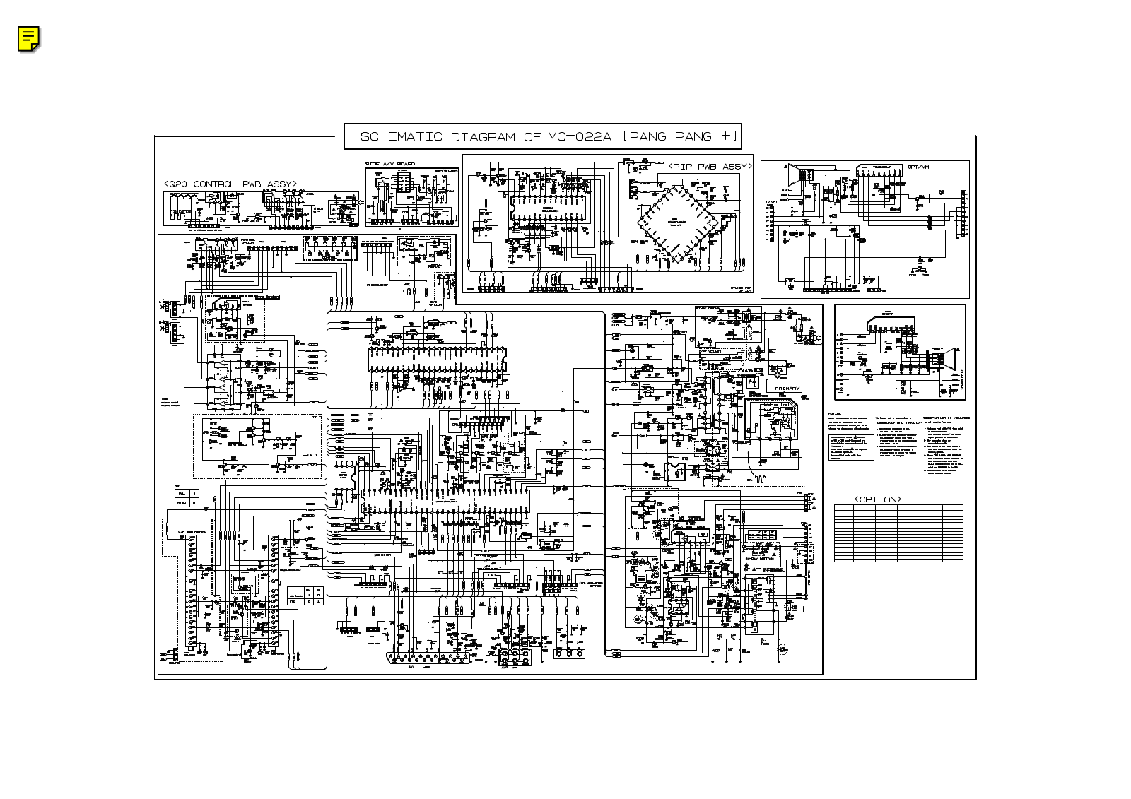LG CP 29M30A Diagram
