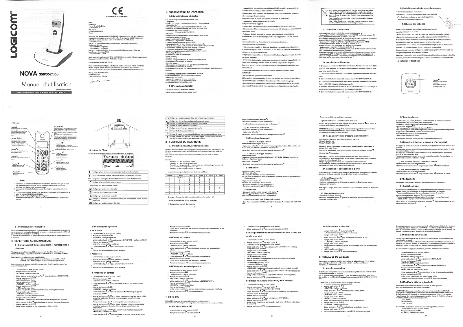 LOGICOM Nova Pop 352 User Manual