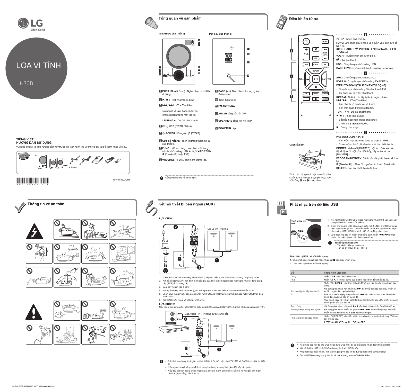 LG LH70B User Guide