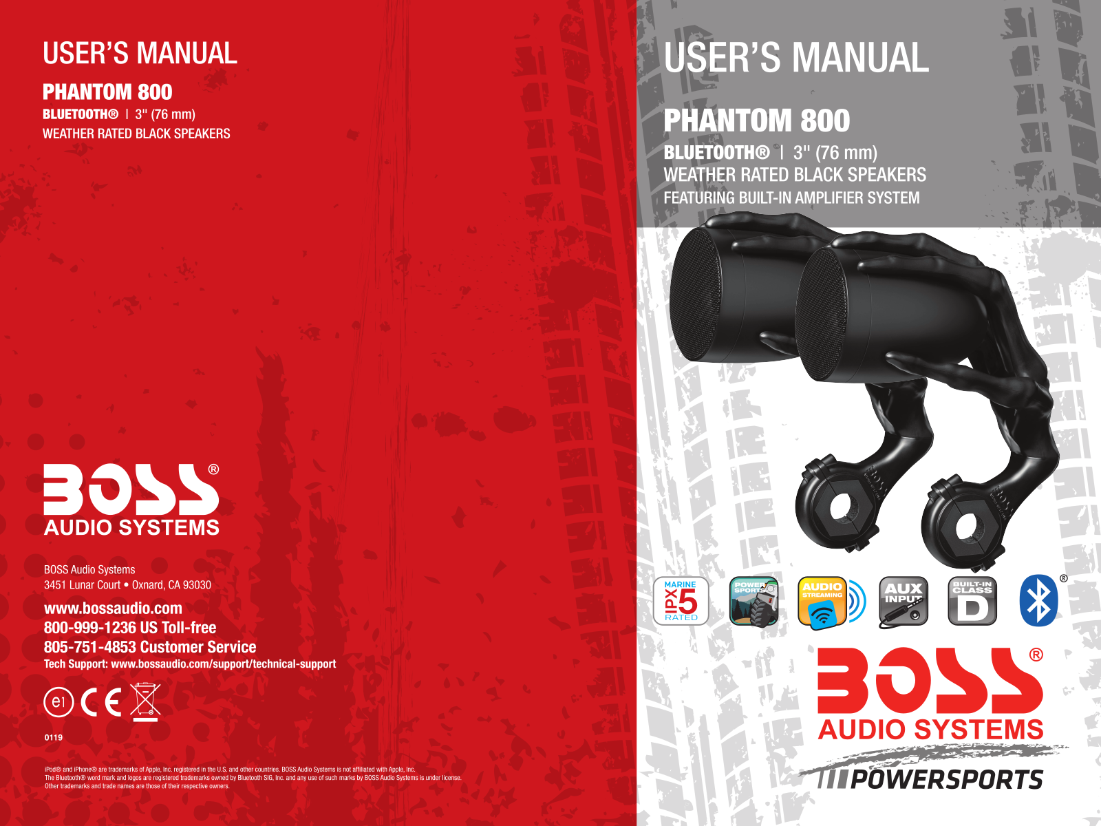 Boss Phantom 800 User Manual