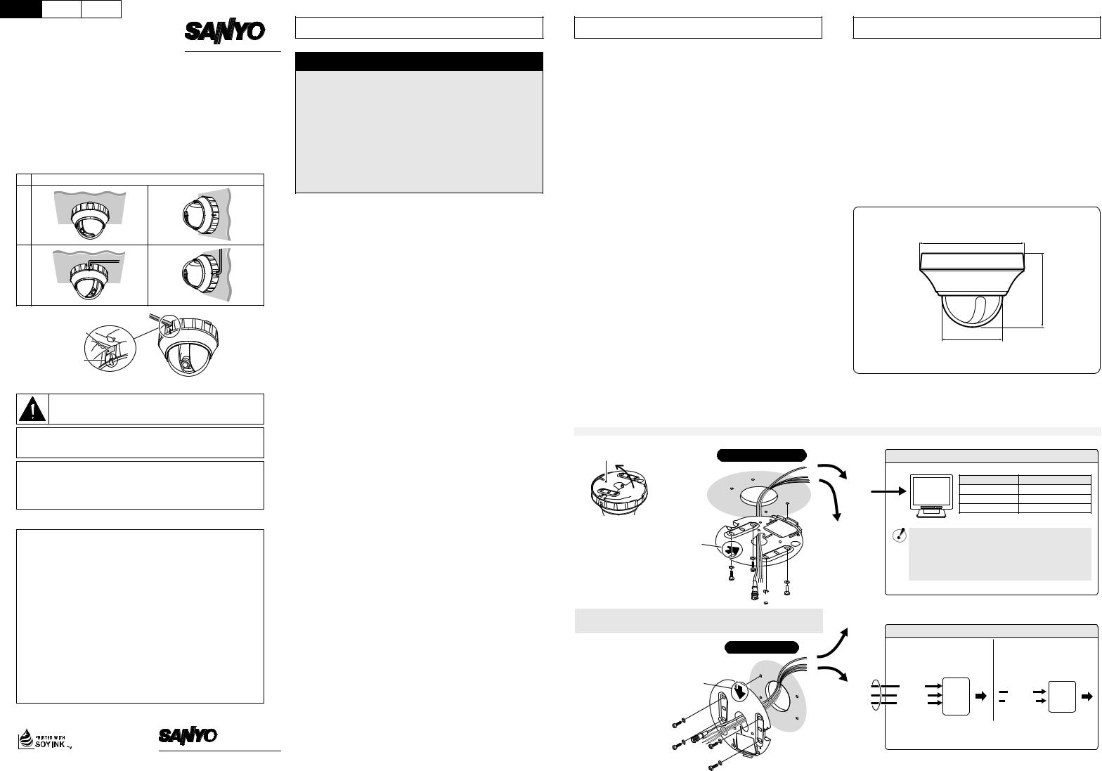 Sanyo VCC-9684VA User Manual