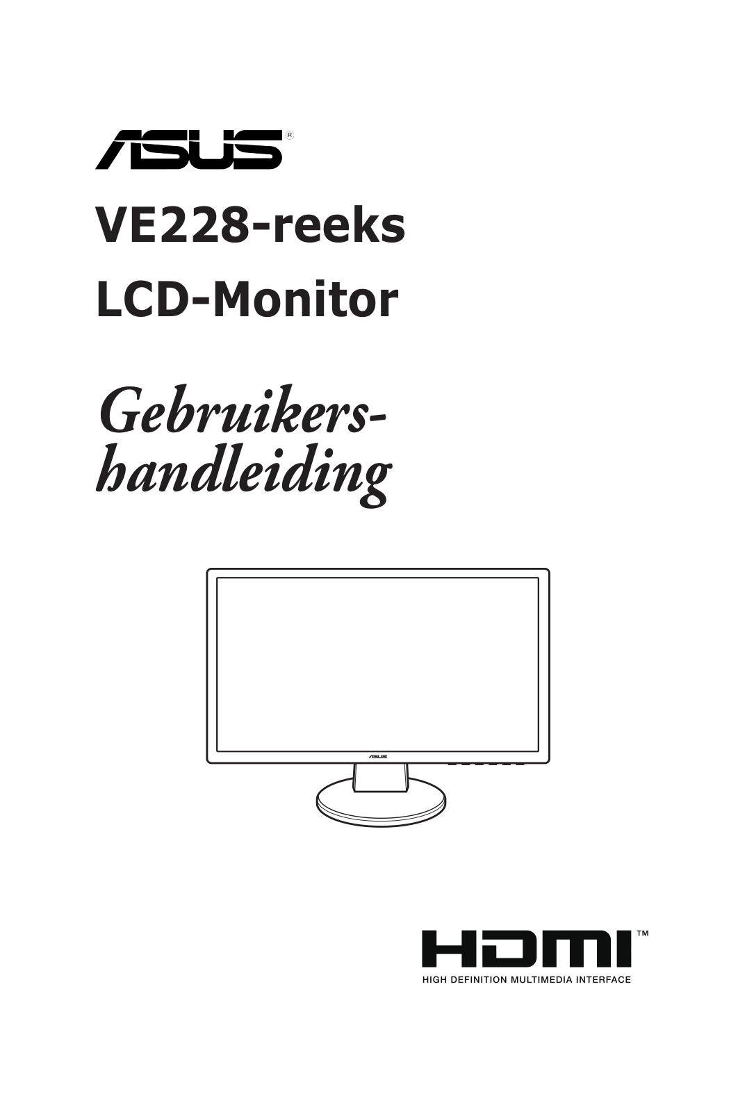 Asus VE228TR, VE228T, VE228HR, VE228DR, VE228H User Guide