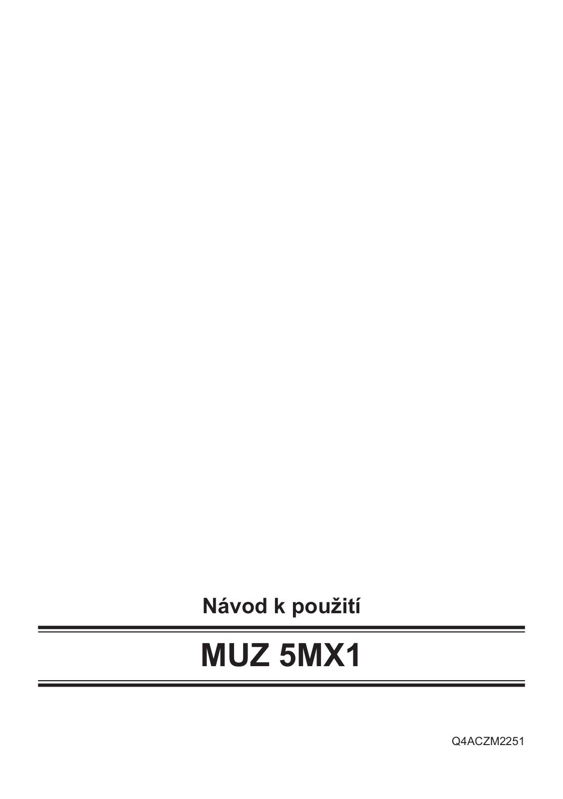 Bosch MUZ 5MX1 User Manual