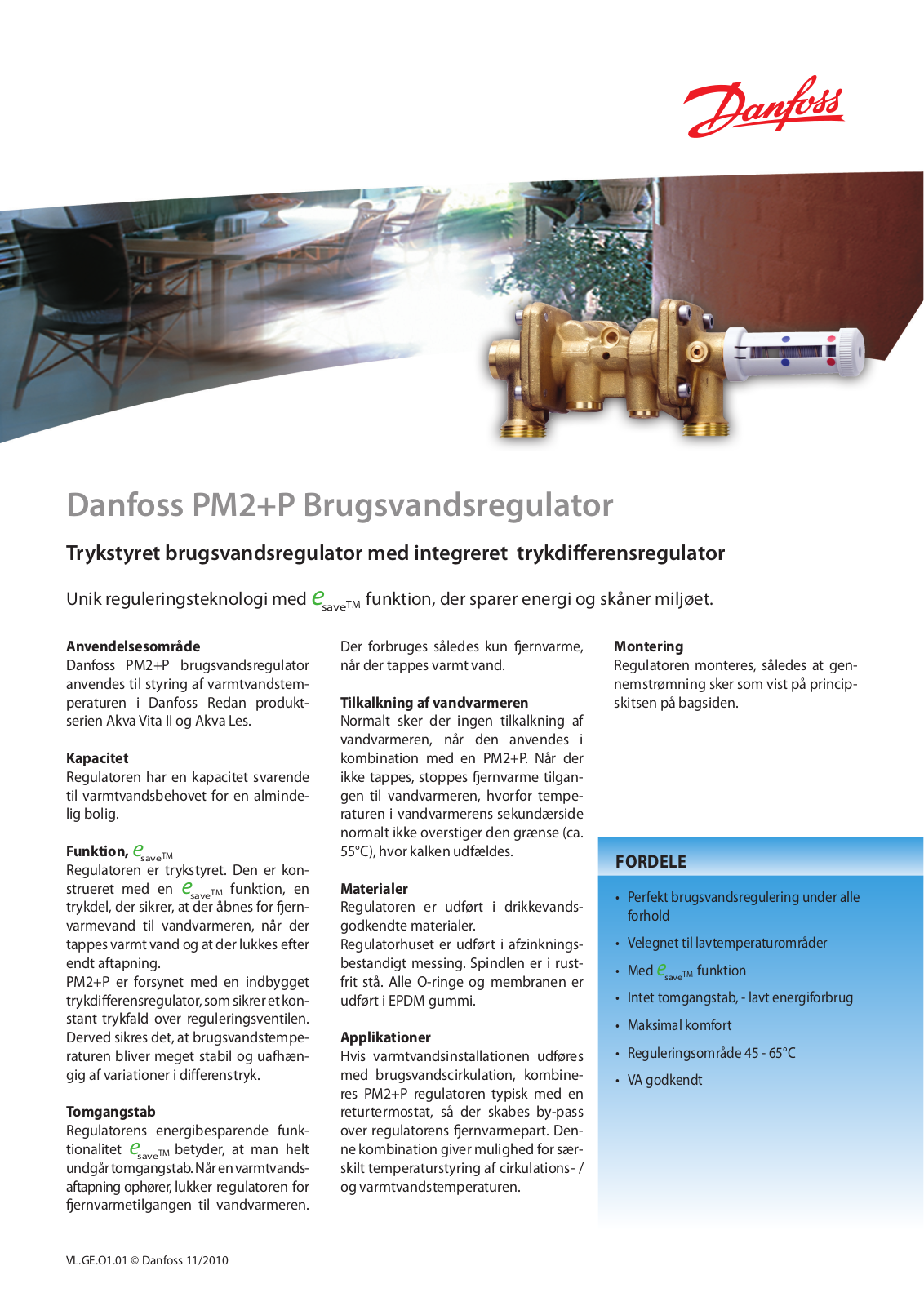 Danfoss PM2 P Fact sheet