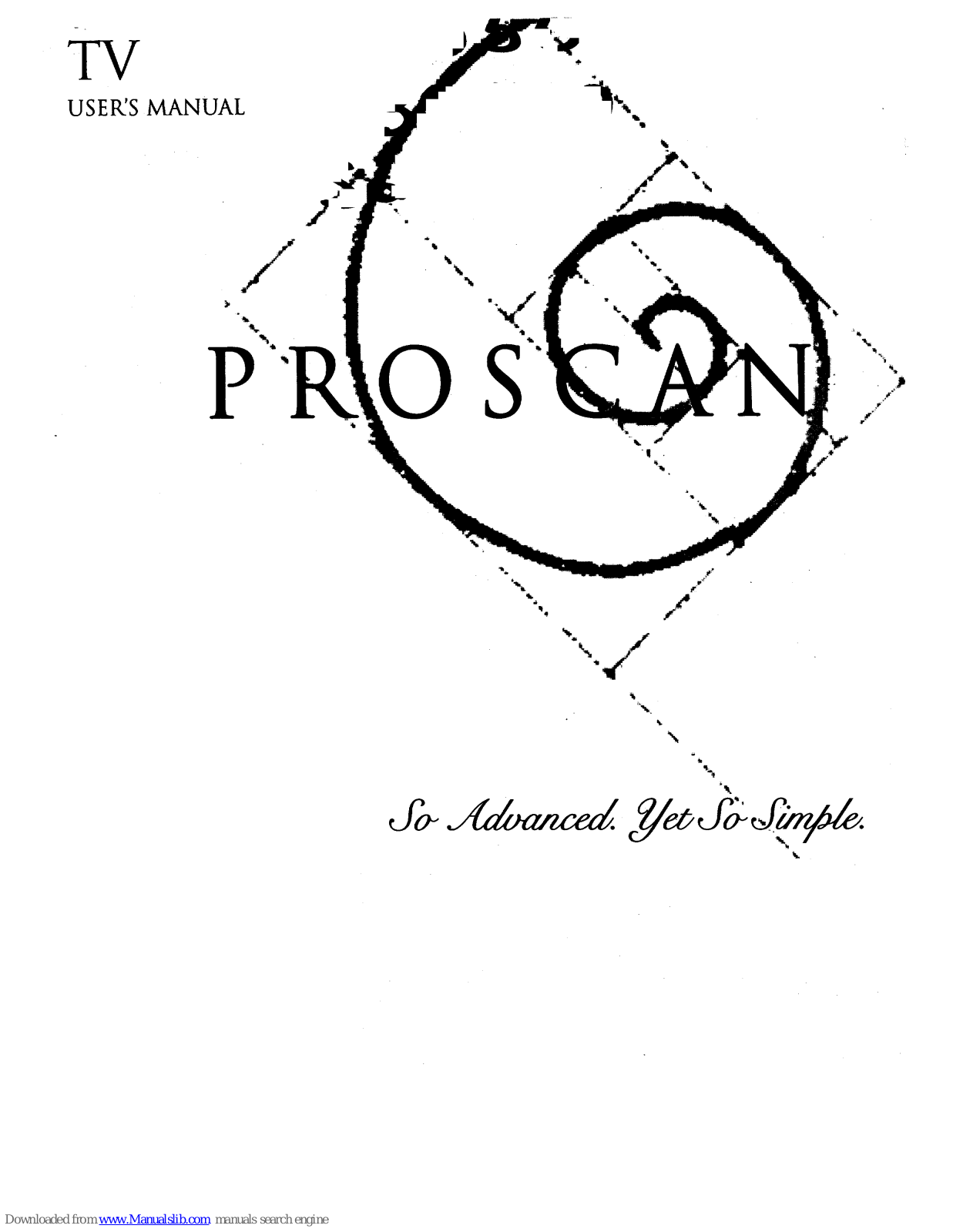 ProScan PS27500, PS32500, PS36500 User Manual - ManualMachine.com