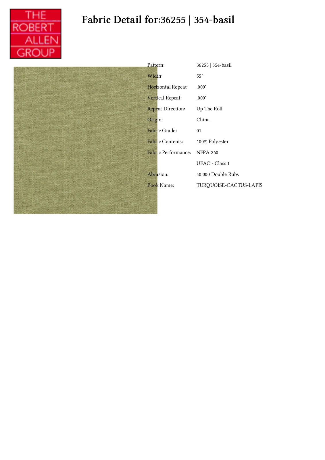 Duralee CRAL5532 Specifications - ManualMachine.com