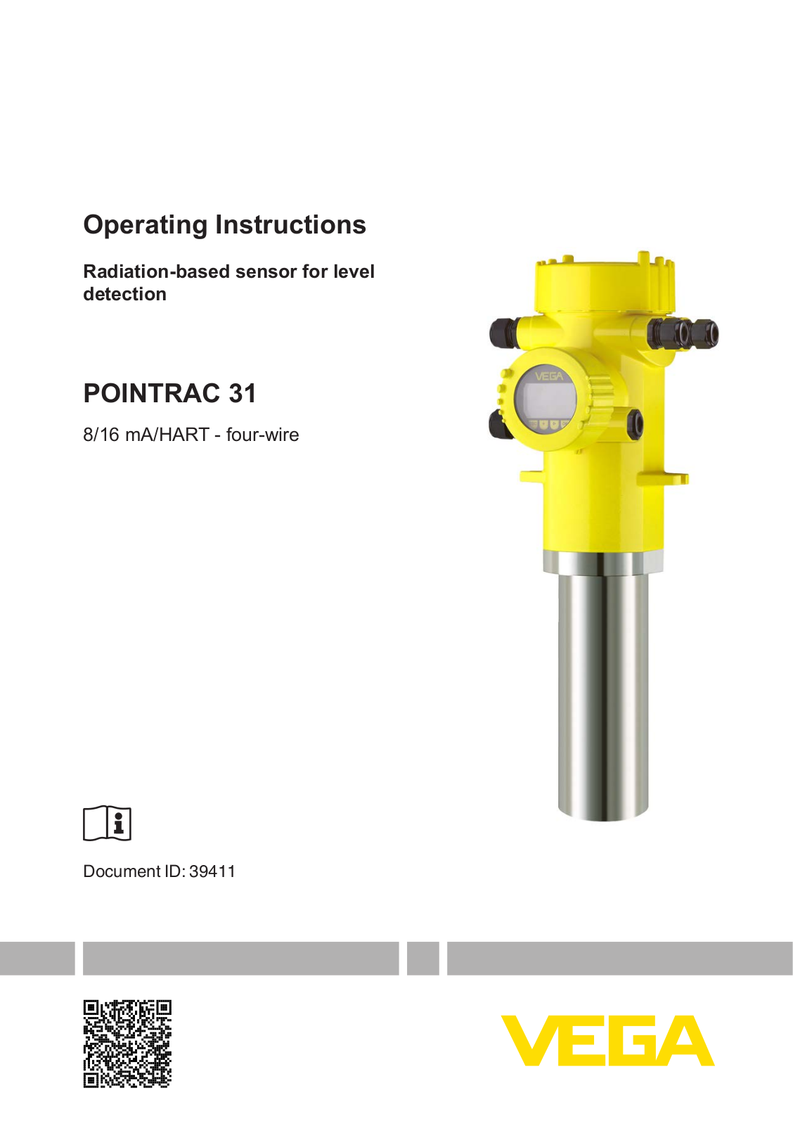 VEGA POINTRAC 31 User Manual