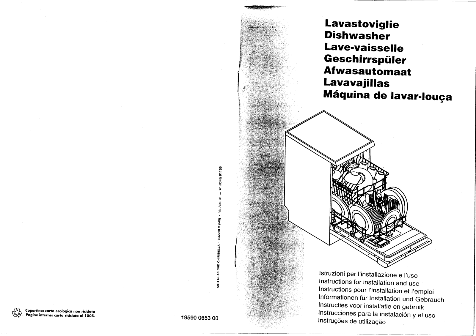 SMEG DW450E-1, DWI45.1, DWI46.1, ST946E.1, STA945 User Manual