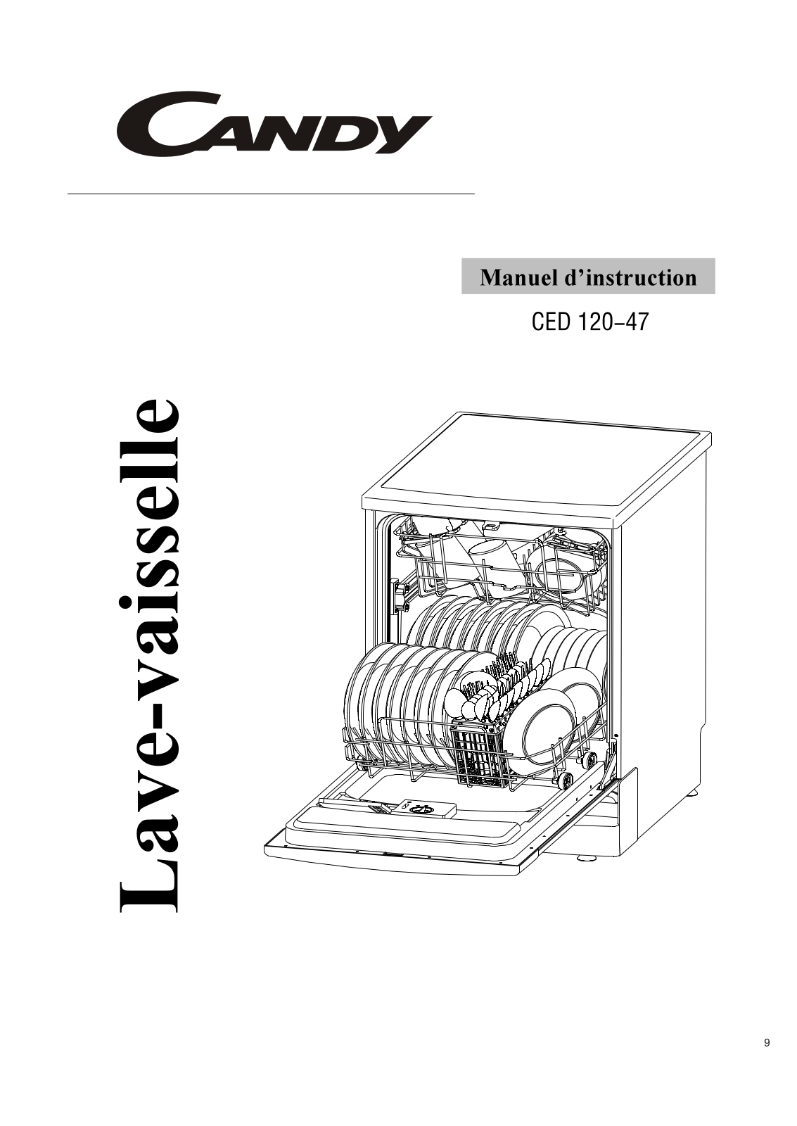 CANDY CED 120-47 User Manual