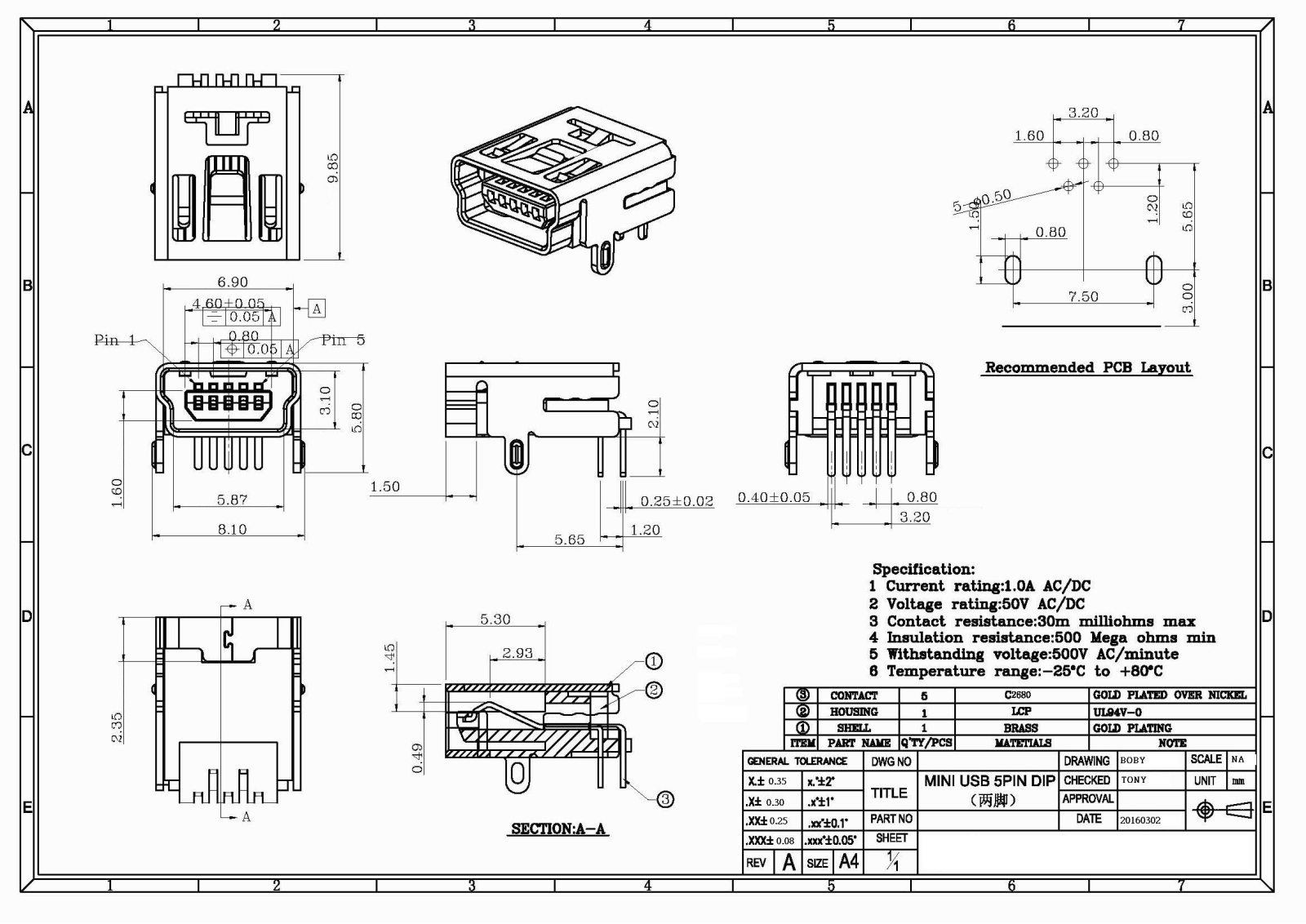 Datasheet USB BWM Datasheet (FREI) - ManualMachine.com