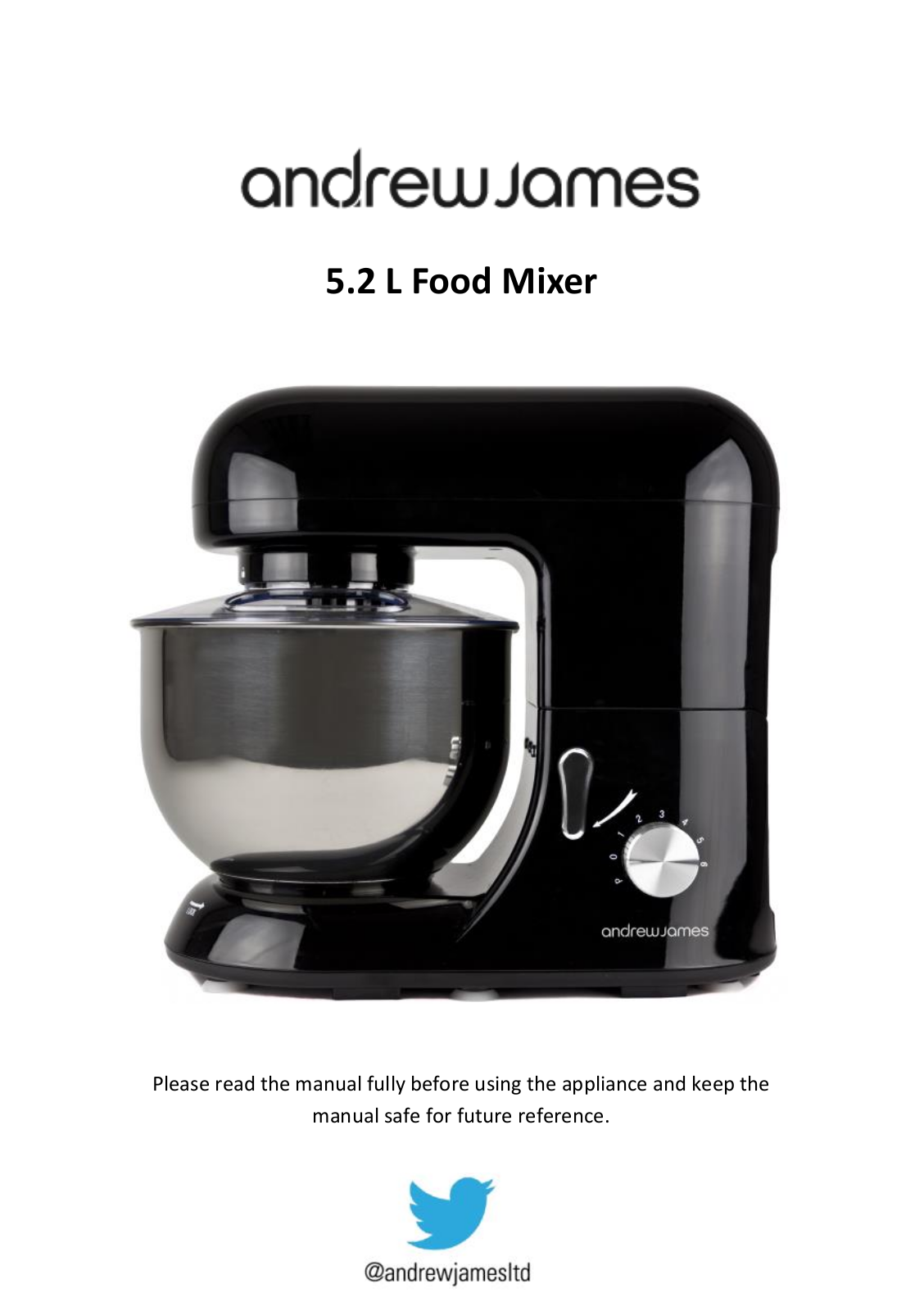 Andrew James Food Mixer User Manual