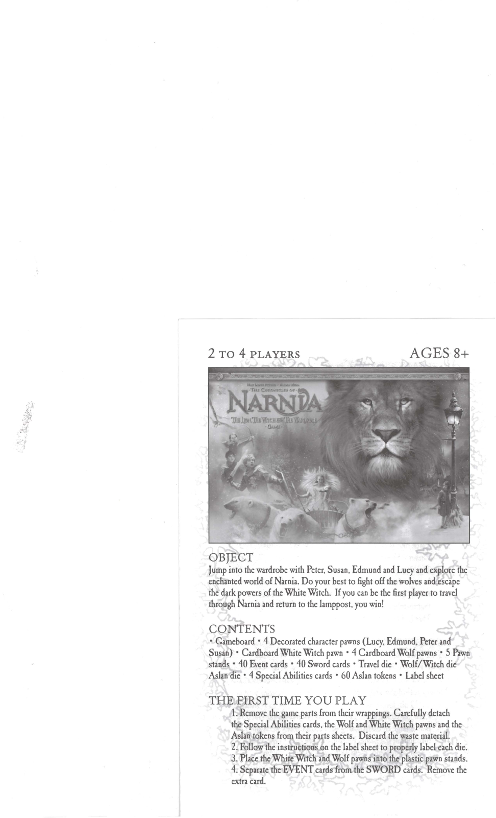 Hasbro Narnia User Manual