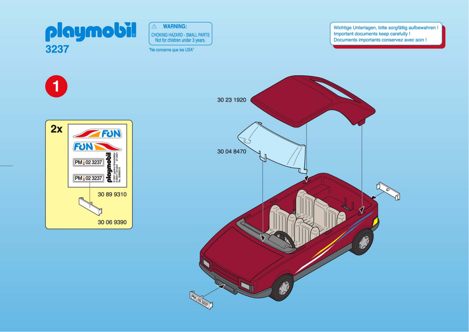 Playmobil 3237 Instructions