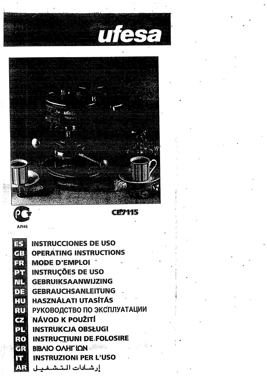 Ufesa CE 7115 User Manual