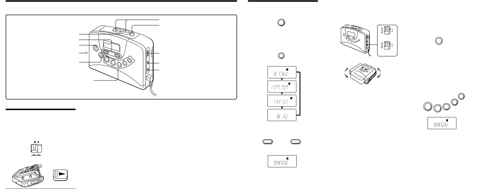 Sony WM-FX251 User Manual