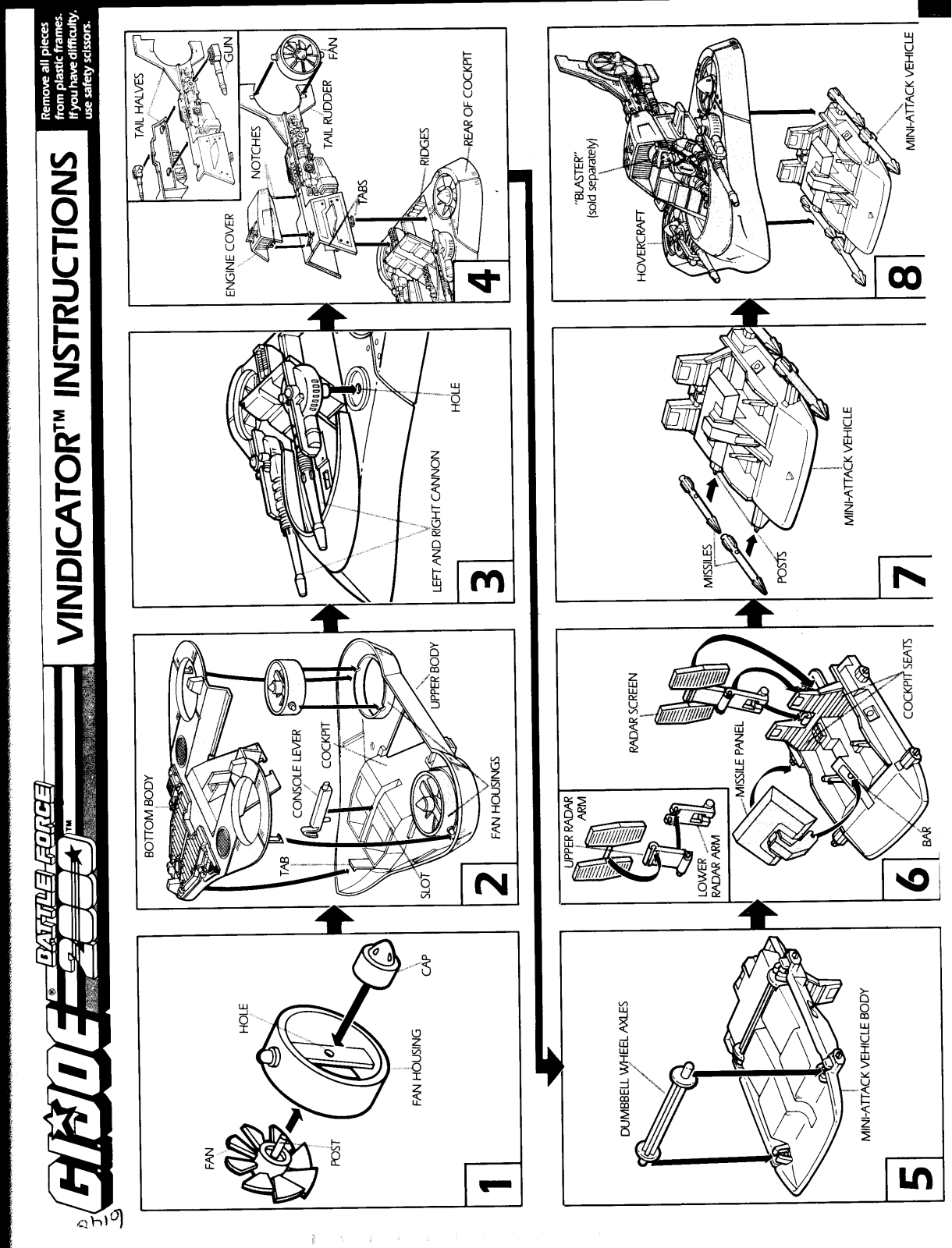 HASBRO GiJoe Vindicator User Manual