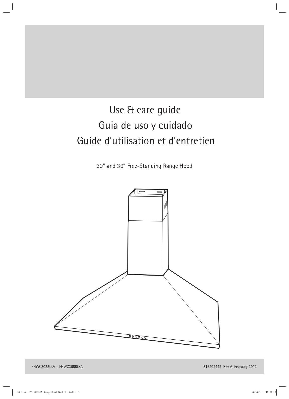 Frigidaire FHWC3055LS Installation