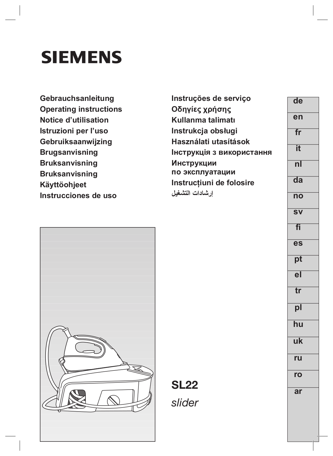 Siemens TS22XTRM User Manual