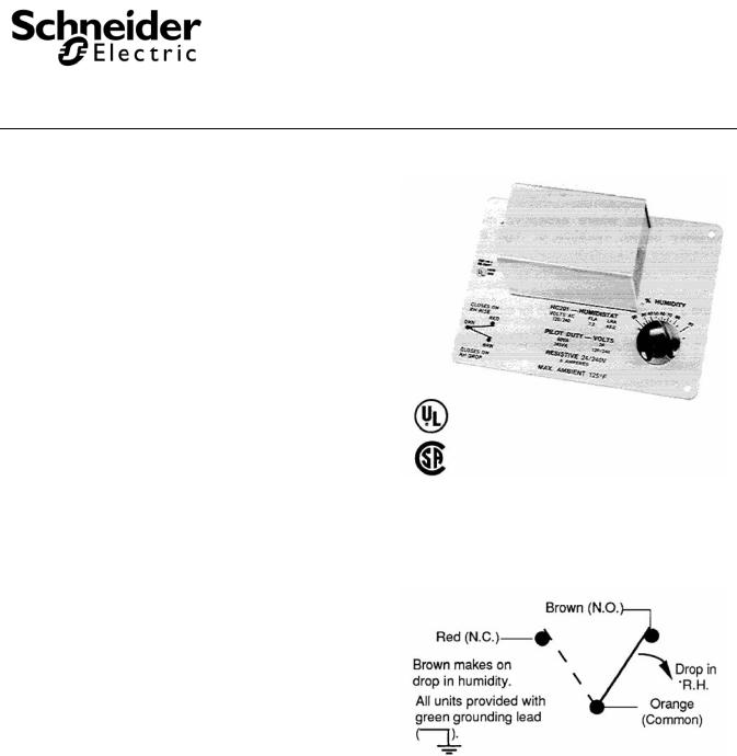 Schneider Electric HC-201 Installation Instructions