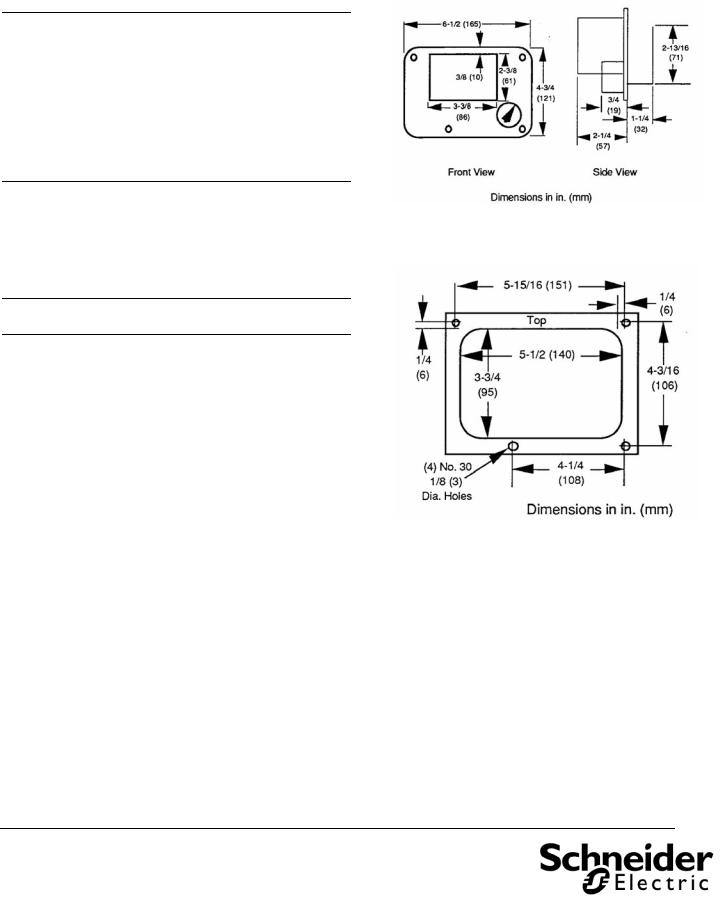 Schneider Electric HC-201 Installation Instructions