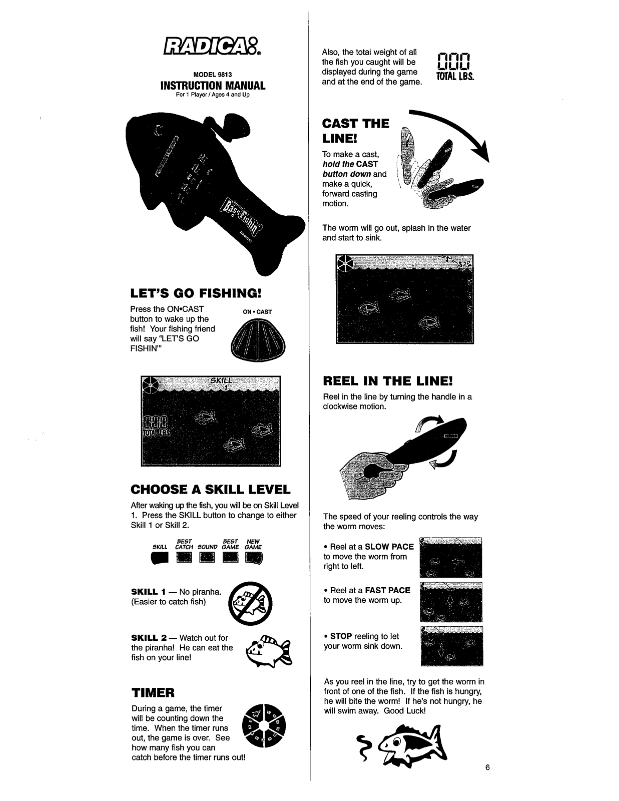 Fisher-Price I9813 Instruction Sheet