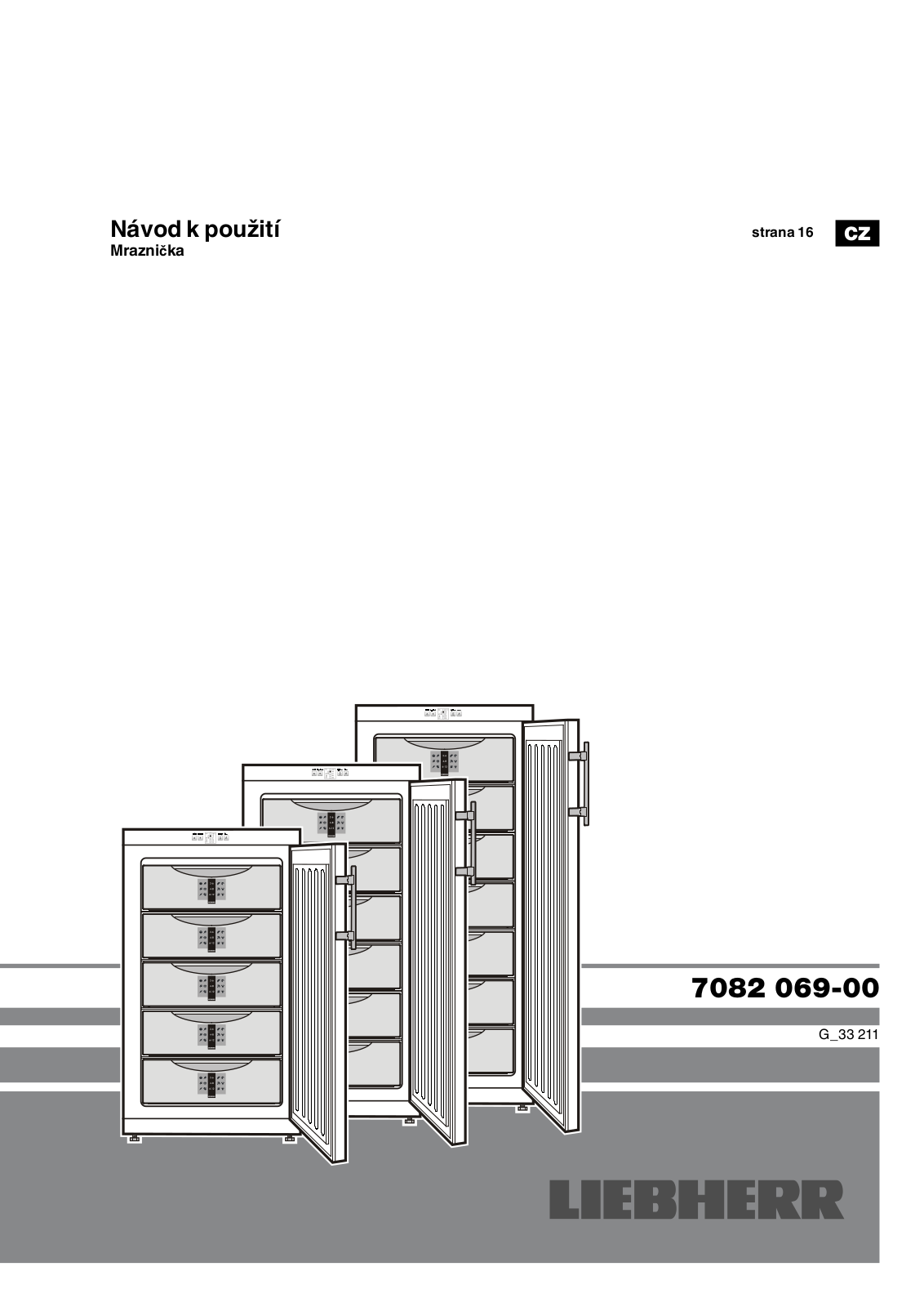 Liebherr G 2033 User Manual