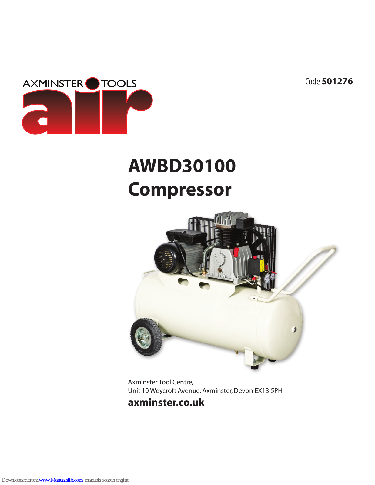 Axminster AWBD30100, 501276 User Manual - ManualMachine.com