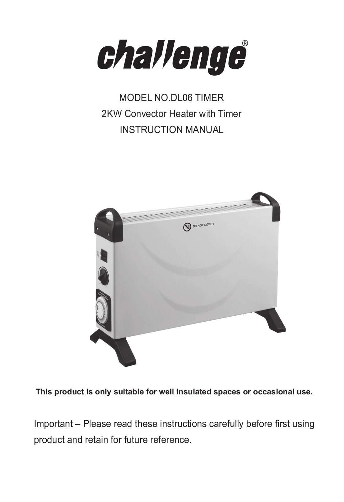 Challenge DL06 TIMER Instruction manual