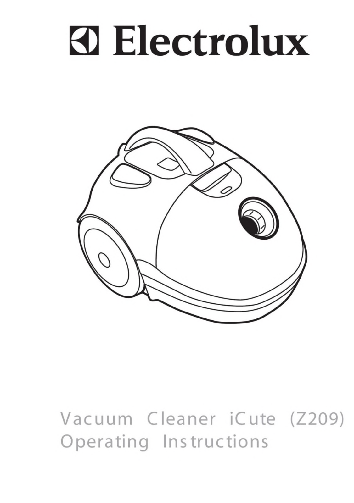 Electrolux Z209 User Manual