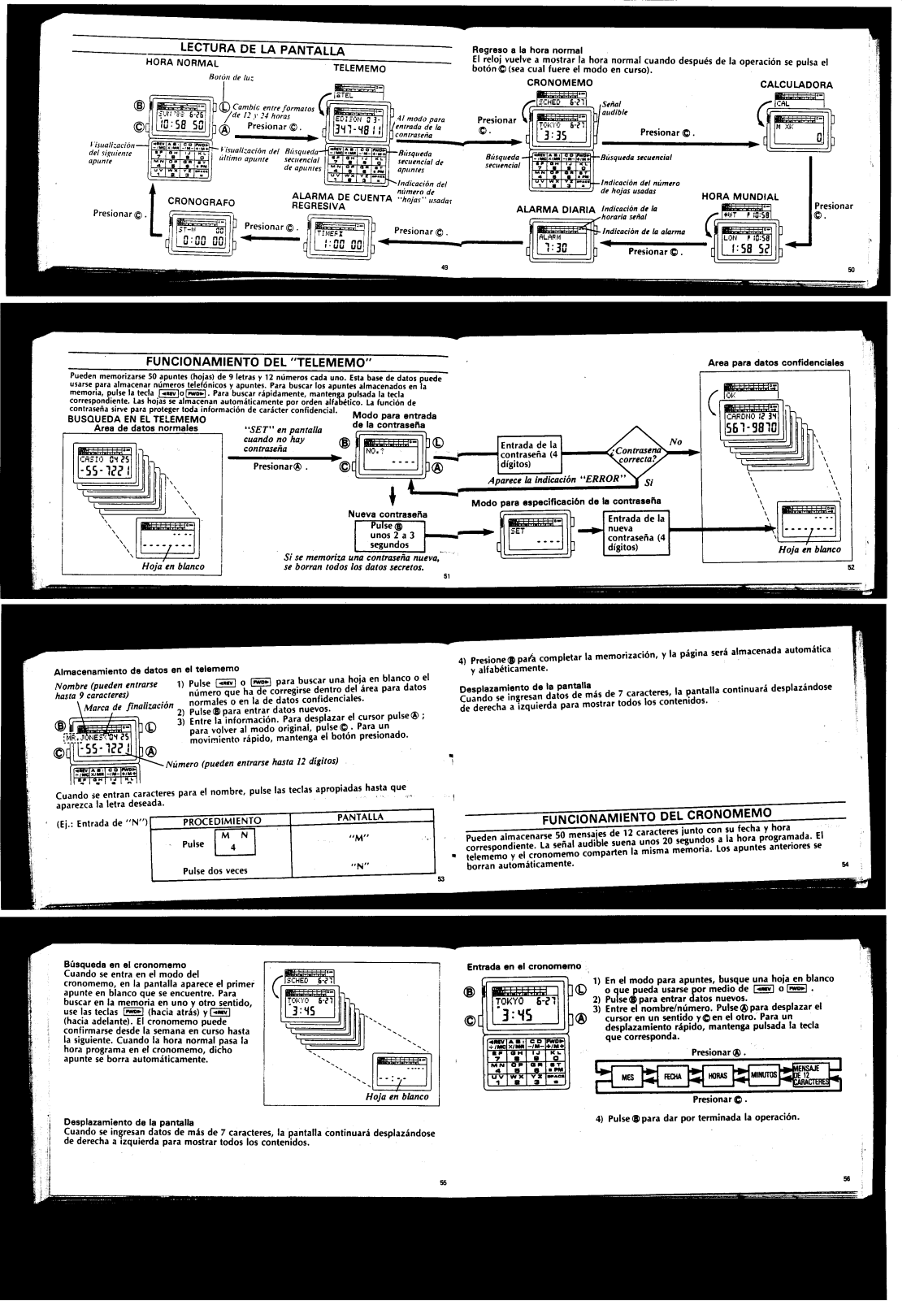 Casio QW-676 Instructions Manual