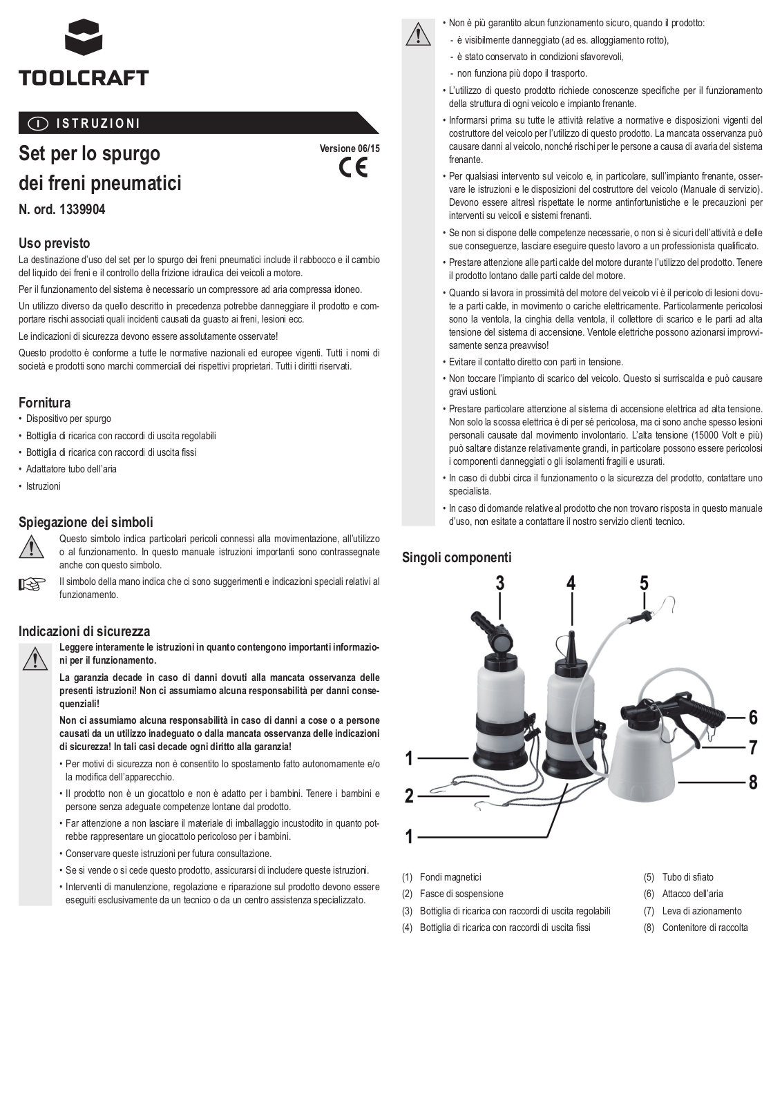 TOOLCRAFT 1339904 Instructions