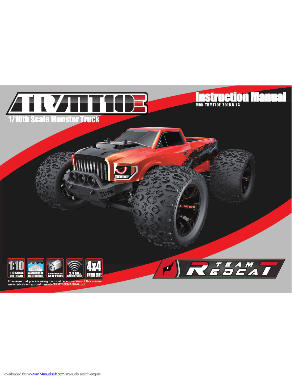 TEAM REDCAT TRMT10E Instruction Manual - ManualMachine.com