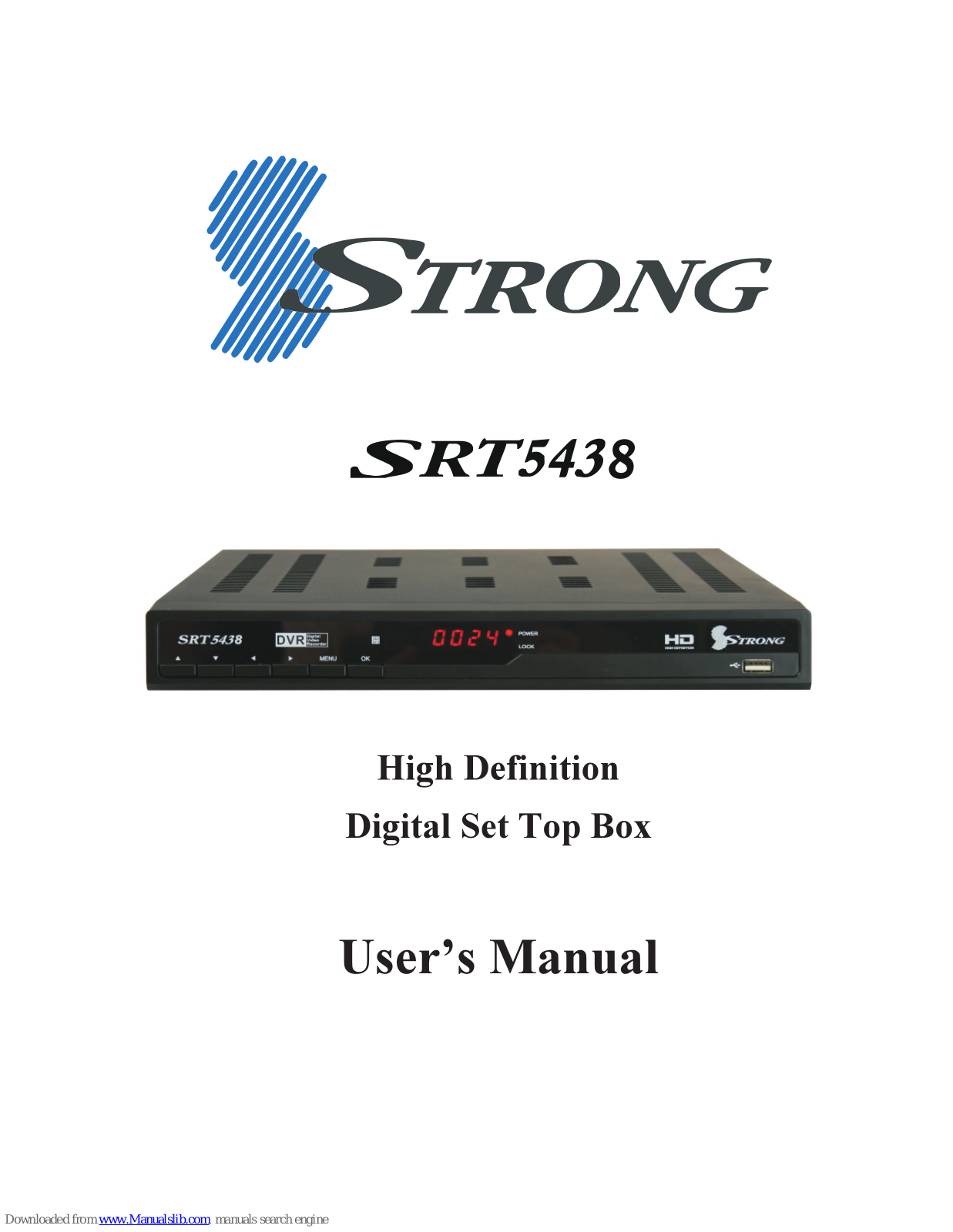 Strong SRT 5438 User Manual - ManualMachine.com