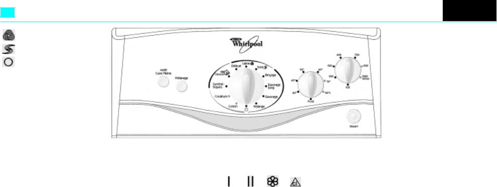 WHIRLPOOL AWA 1054 User Manual