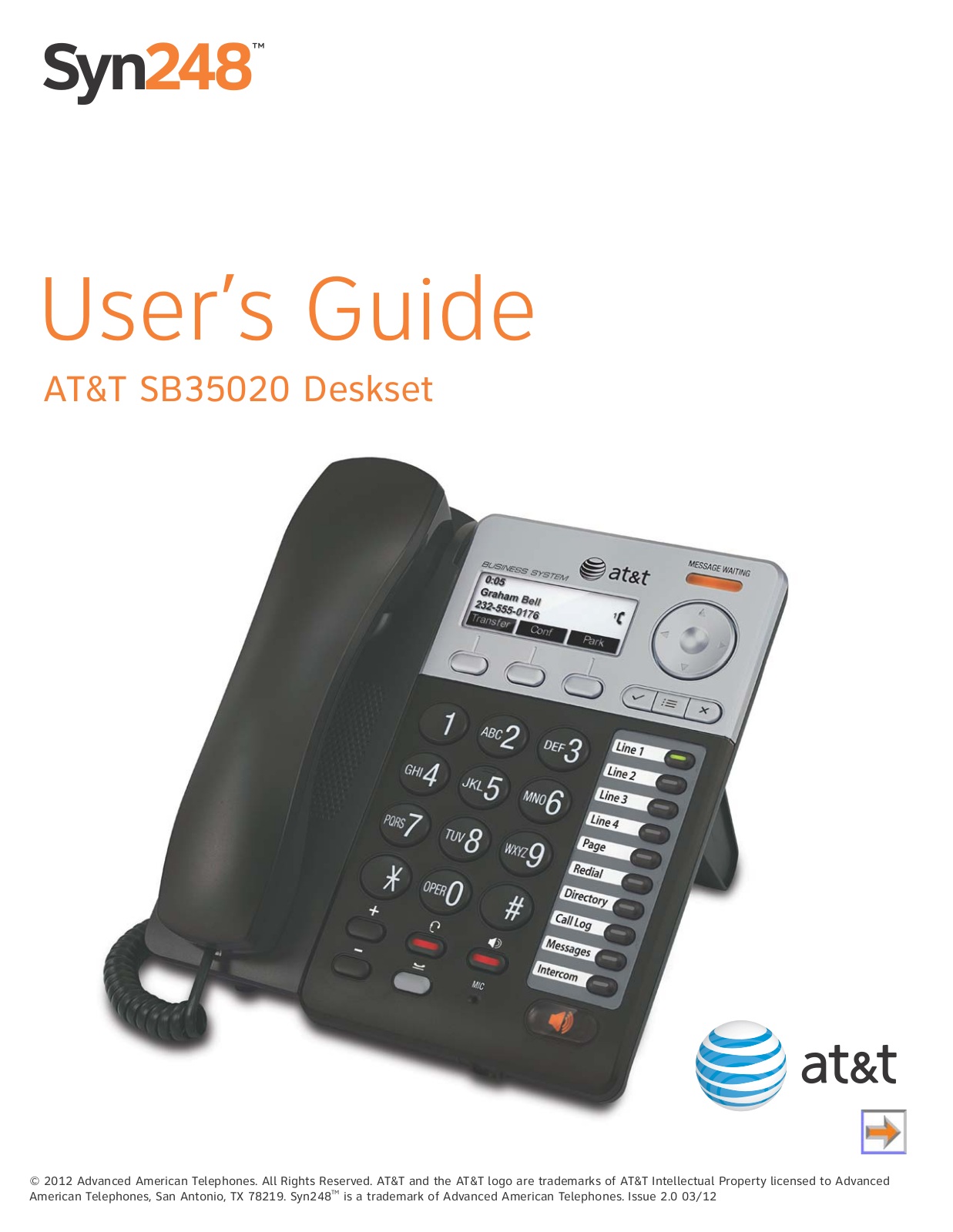 At&t SB35020 User Manual