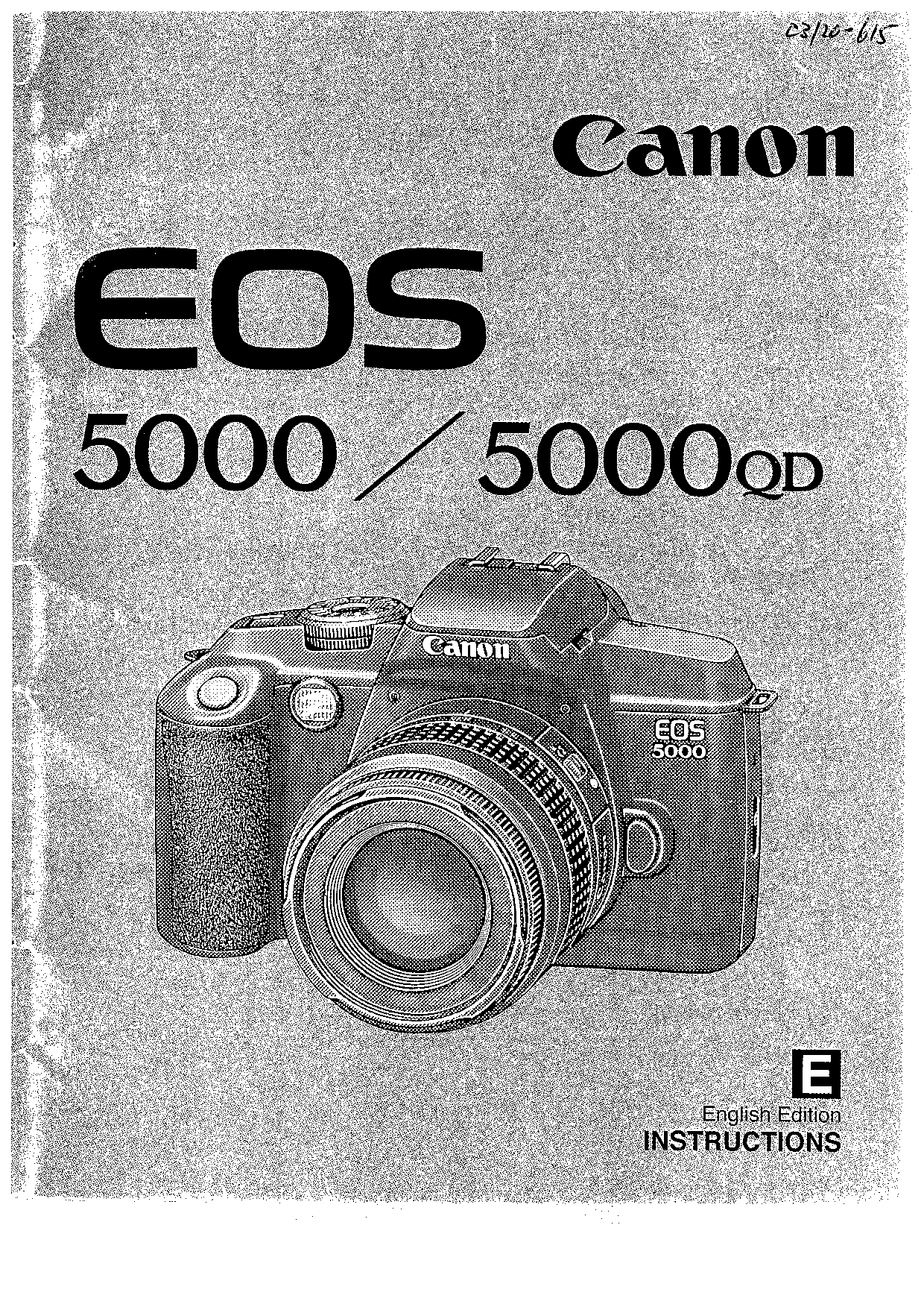 Canon BJC-5000, 5000QD User Manual