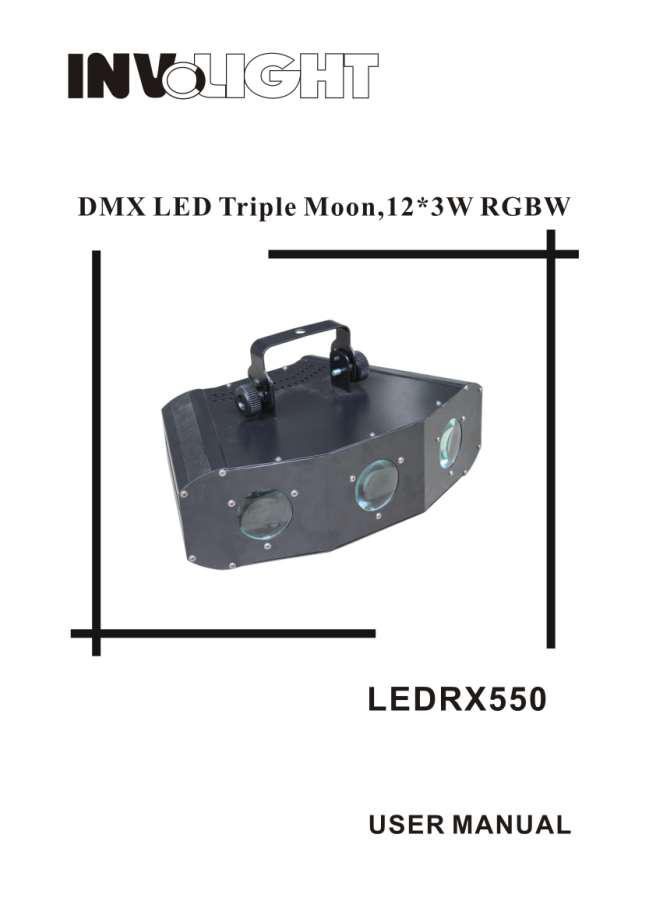 Involight LED RX550 User Manual