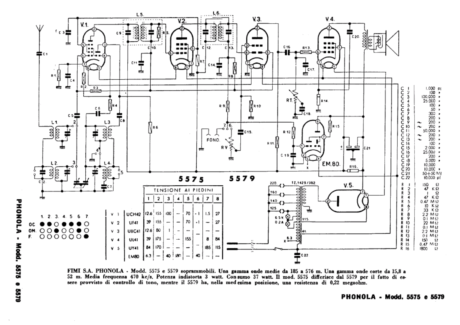 Phonola 55755579 schematic - ManualMachine.com