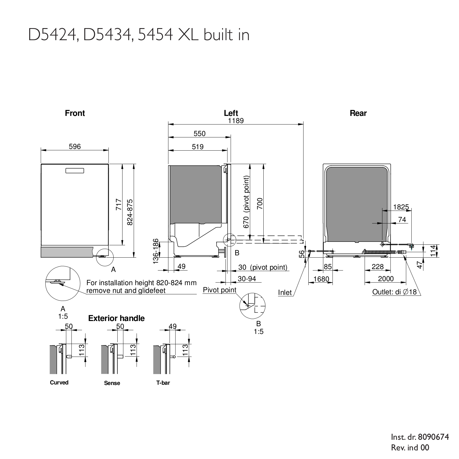 Asko D5424, D5434, 5454 XL User Manual