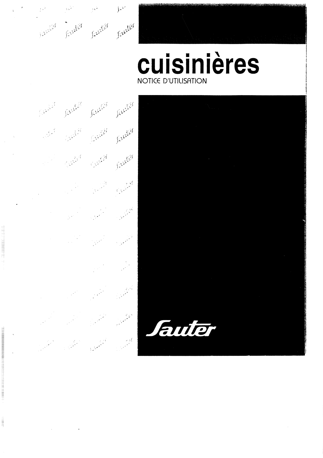 SAUTER 520CC2GBB User Manual