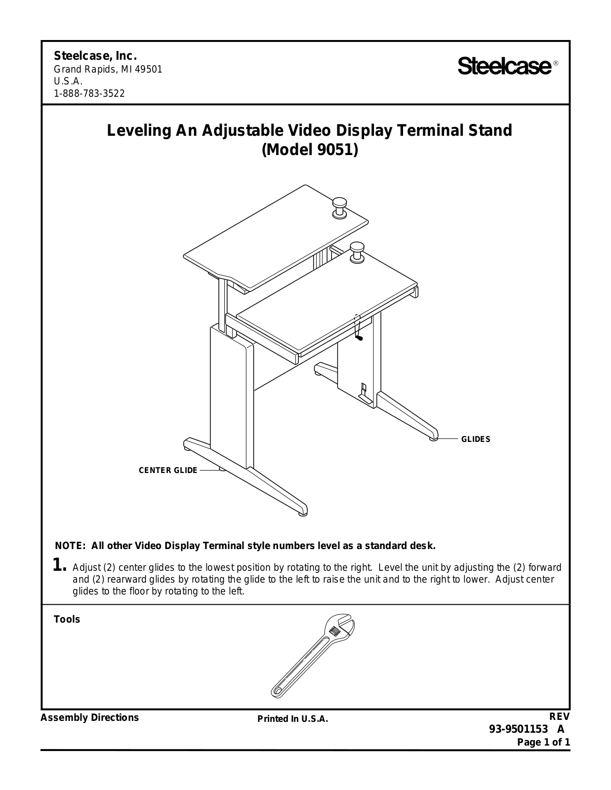 Steelcase 9051 User Manual