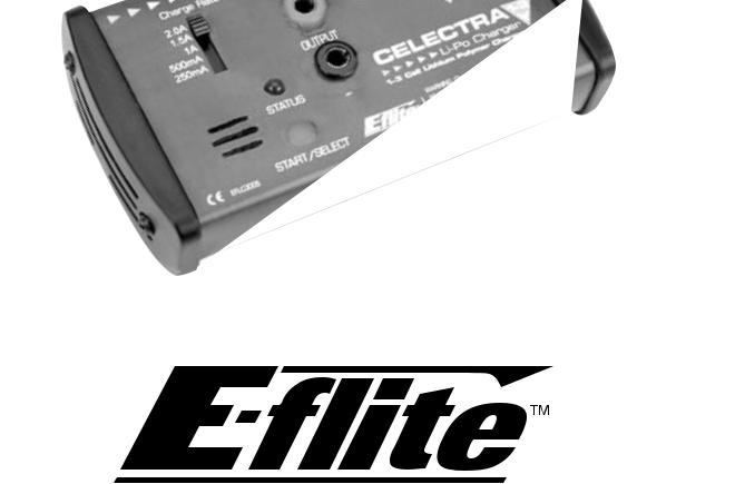 E-flite Celectra User Manual