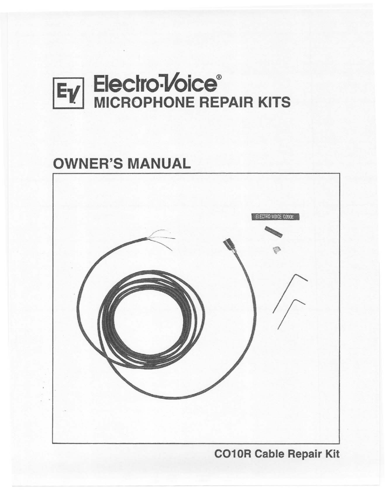 Electro-voice CO10R User Manual