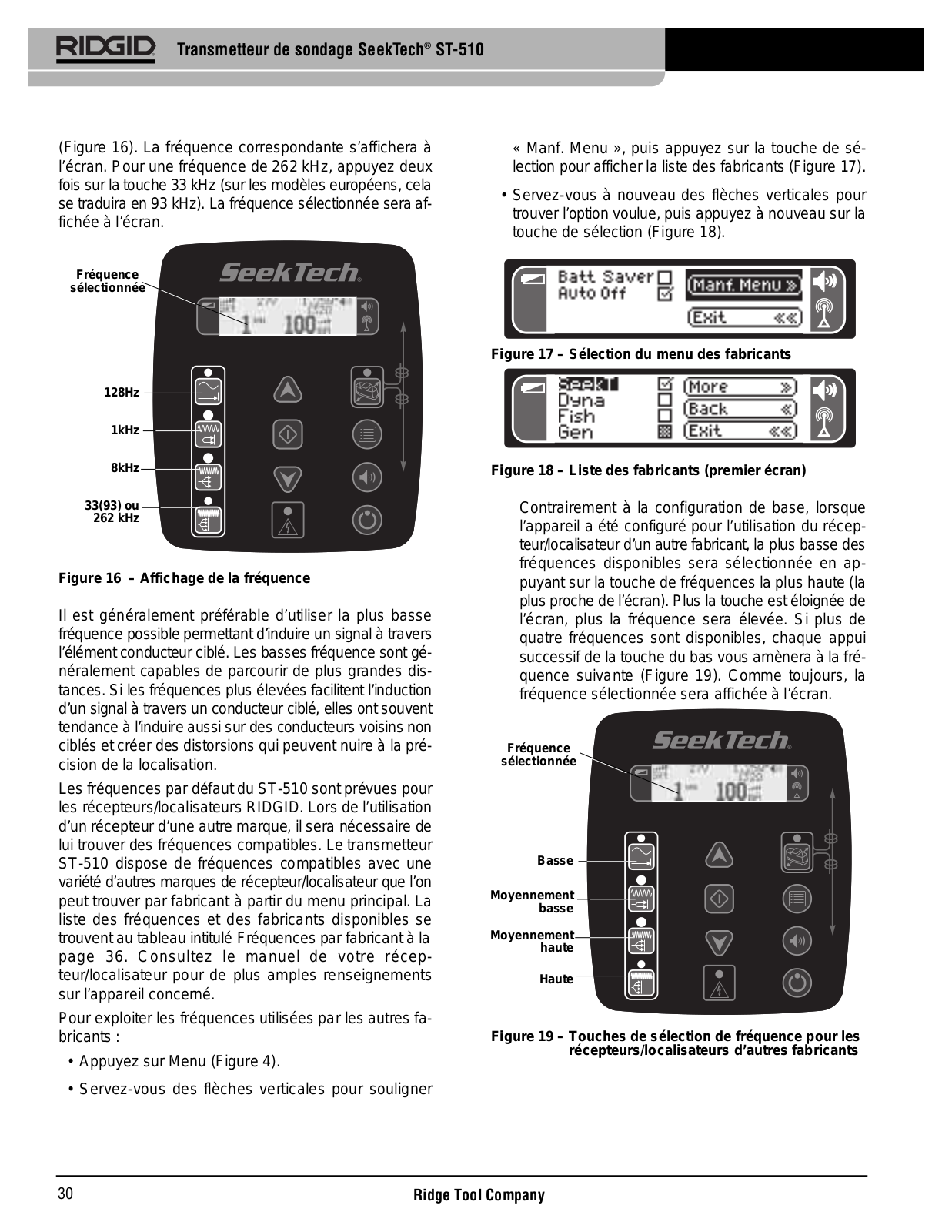 RIDGID SeekTech ST-510 User Manual
