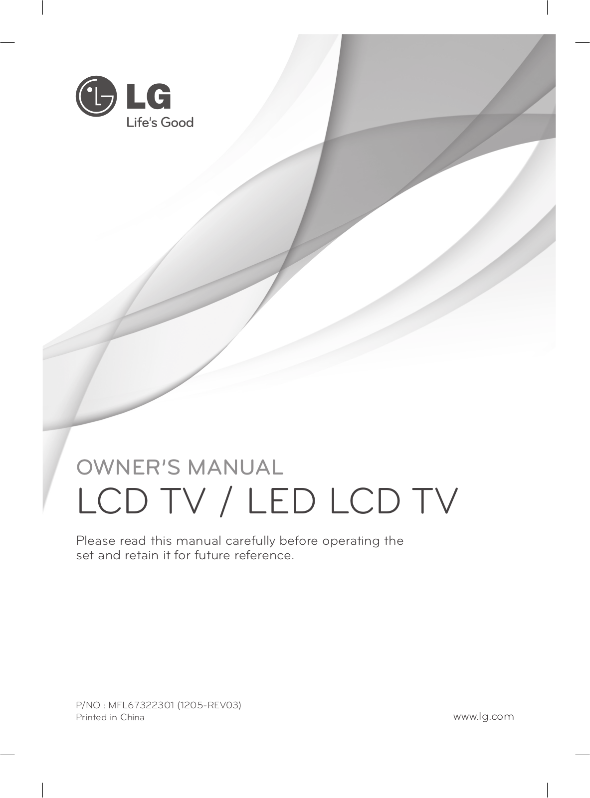 LG 32CS480-TA Owner’s Manual