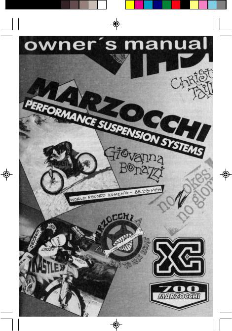 Marzocchi XC700 owners manual