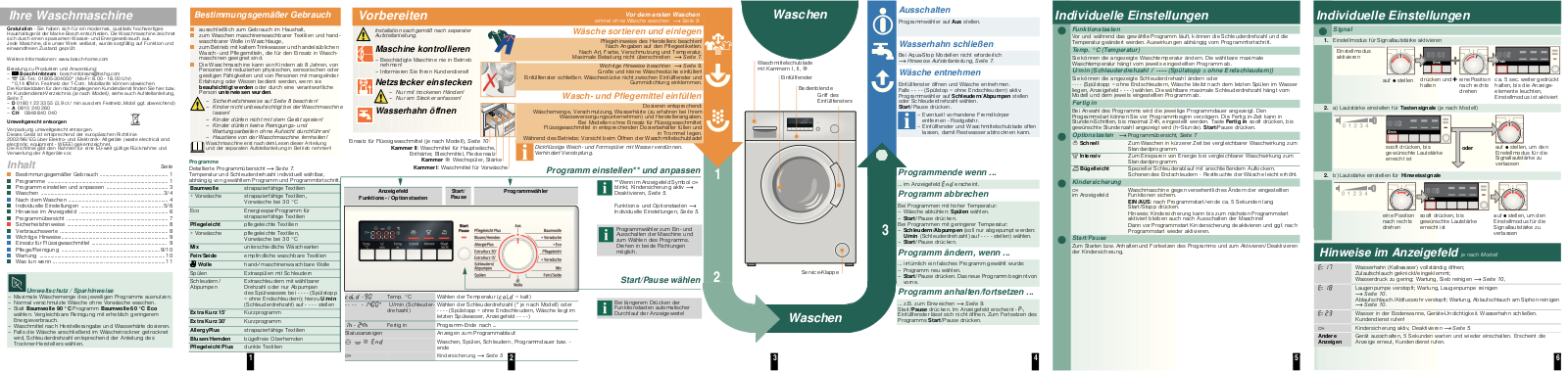 Bosch WAB28220 User Manual