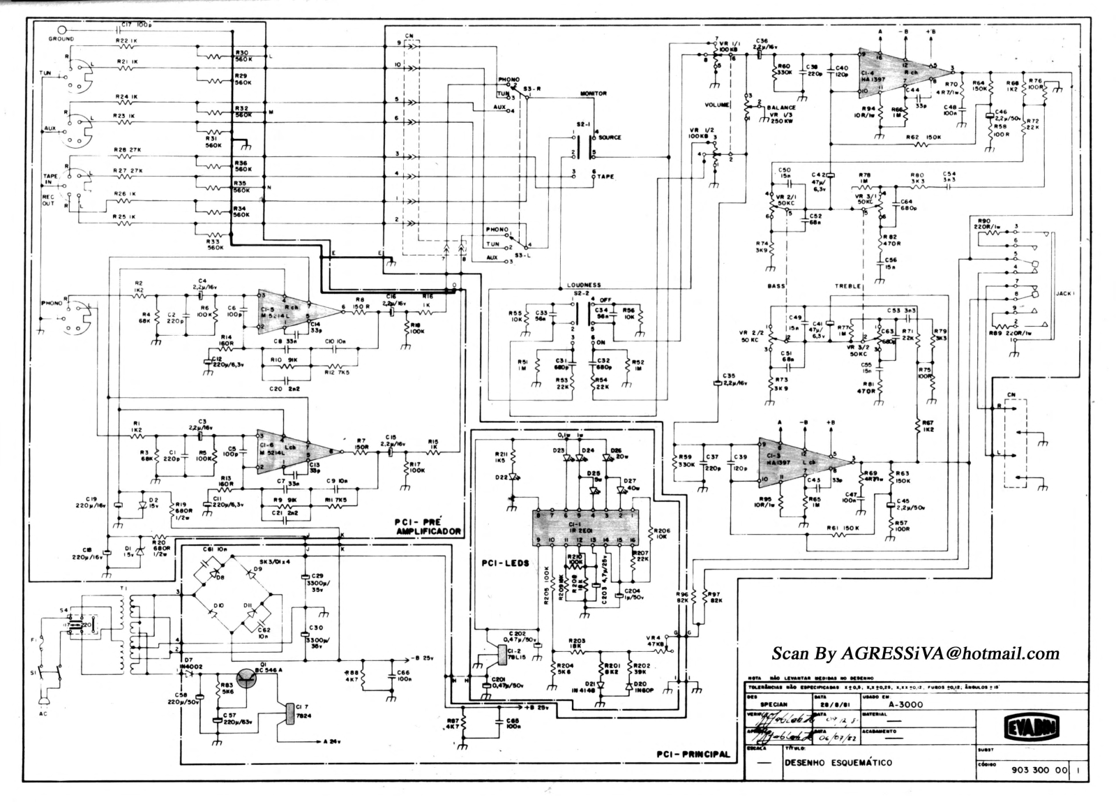 AIKO PA3000 Schematics