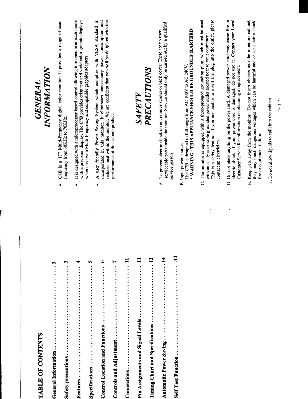 Tatung C7B Users Manual